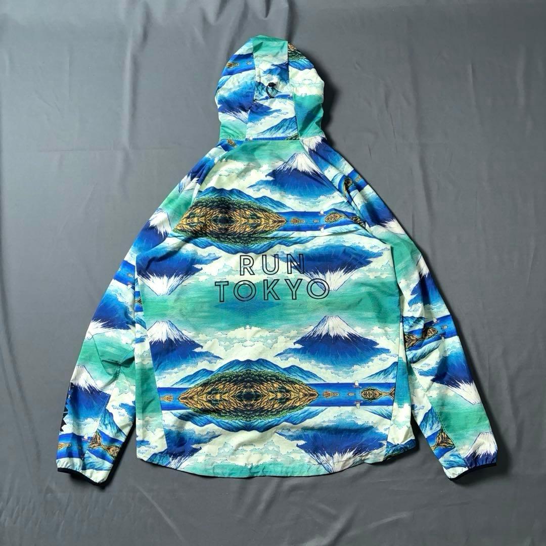 NIKE 東京マラソン 限定 ナイロンジャケット 富士山 総柄 和柄 ランニング