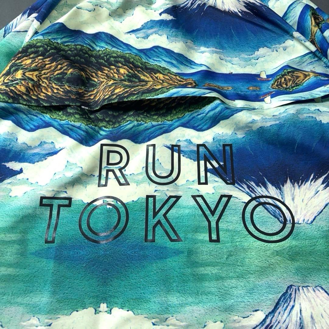 NIKE 東京マラソン 限定 ナイロンジャケット 富士山 総柄 和柄 ランニング