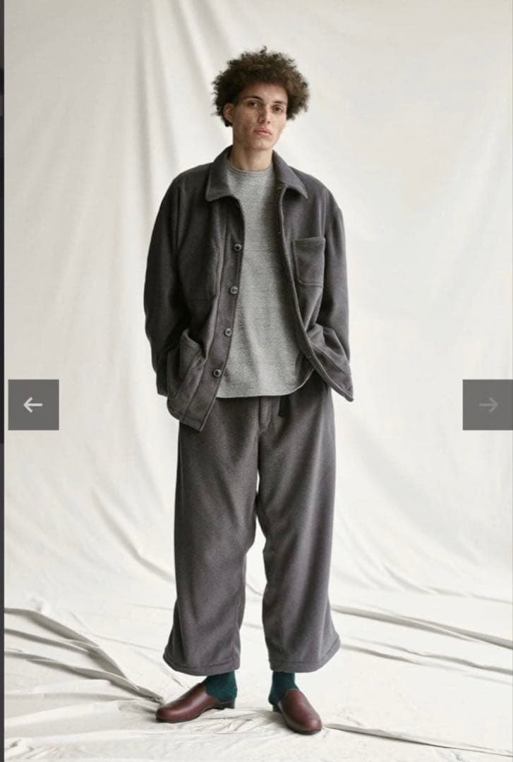 Yoko Sakamoto グレー カバーオール　ポーラテックフリース