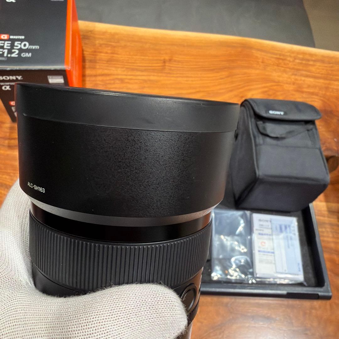 SONY FE 50mm F1.2 GM レンズ傷無し 可変偏光フィルター