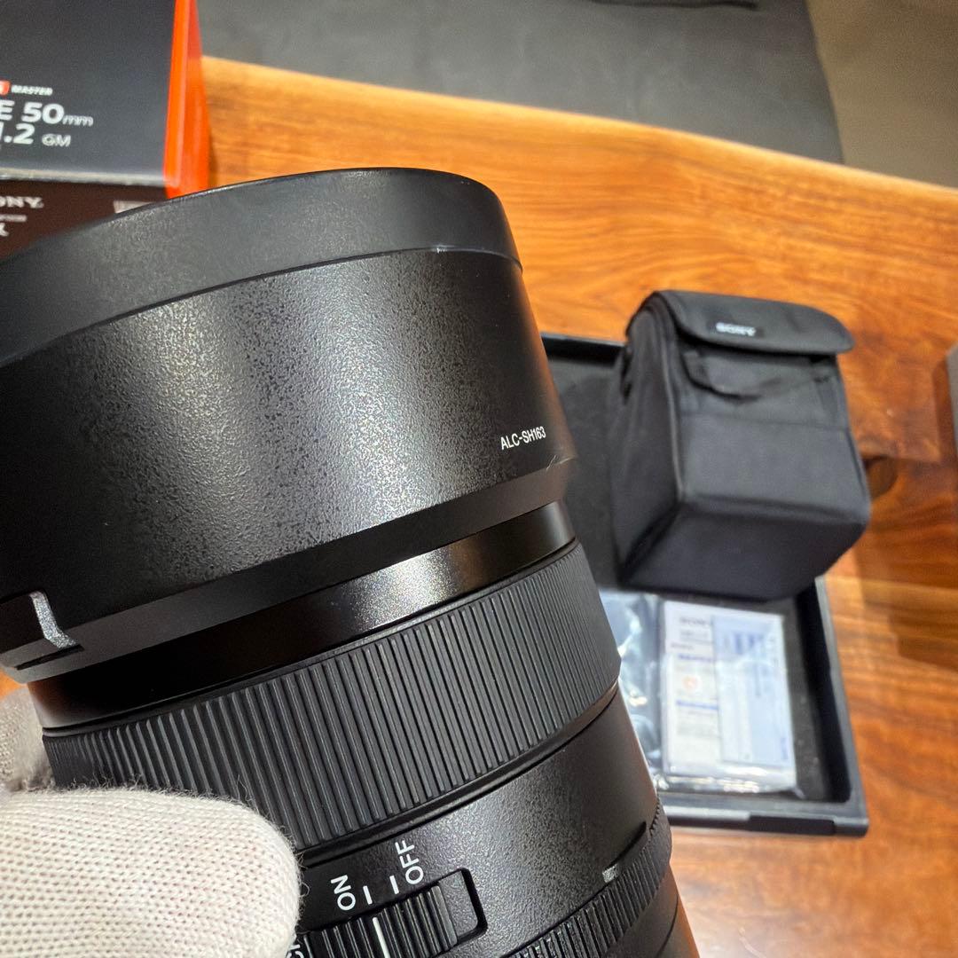 SONY FE 50mm F1.2 GM レンズ傷無し 可変偏光フィルター