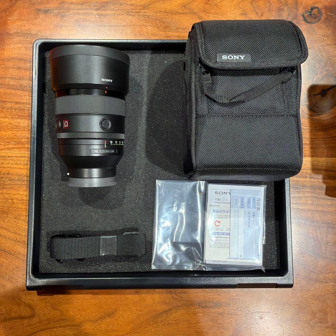 SONY FE 50mm F1.2 GM レンズ傷無し 可変偏光フィルター