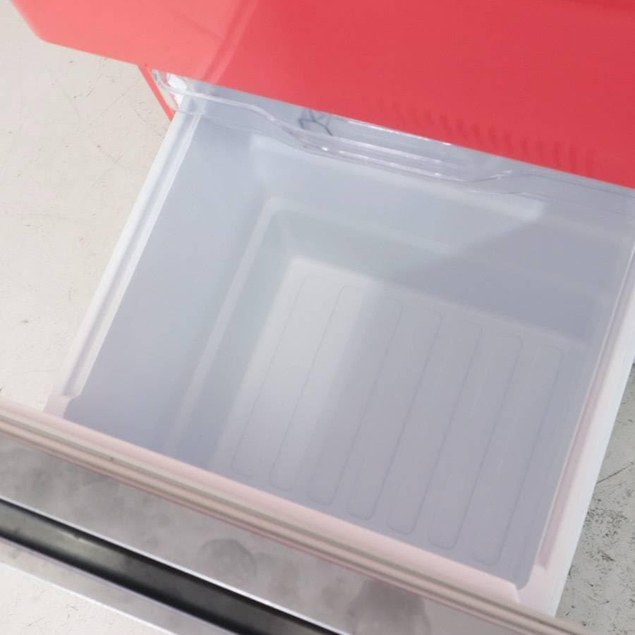 DAEWOO 150L 2ドア 冷蔵庫 DR-C15AR レトロ風 レッド 右開