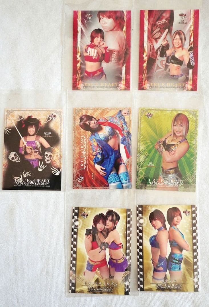 女子プロレスカード2011＆12フルコンプ 216枚 栗原あゆみ他直筆サイン4枚