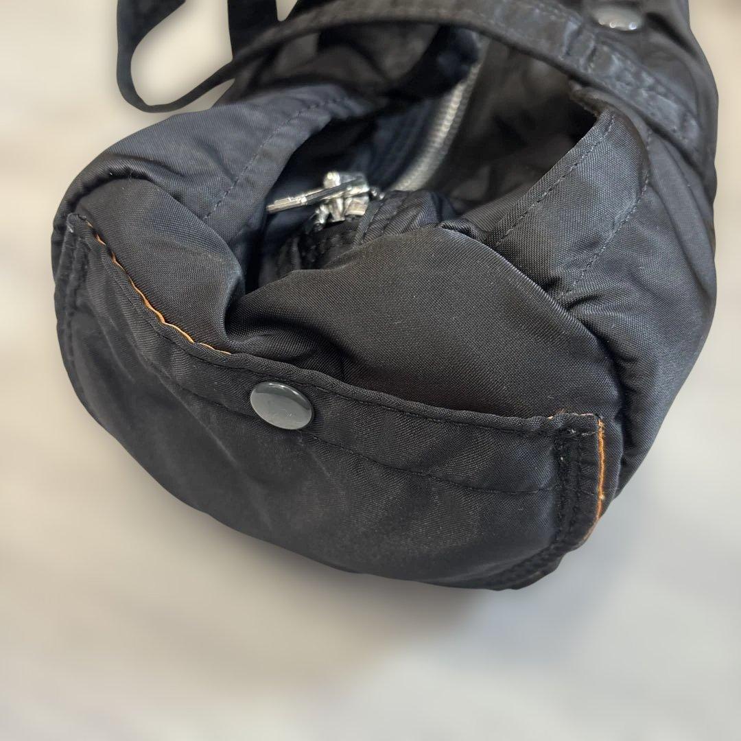 【ポーター】黒タンカーミニドラムバッグ