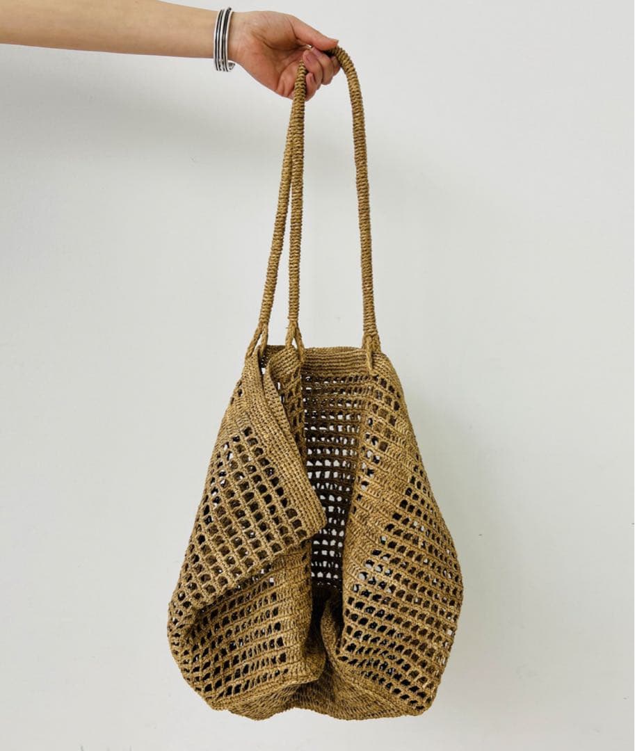 MADE IN MADA【新品】HIT BAGラフィアバッグ