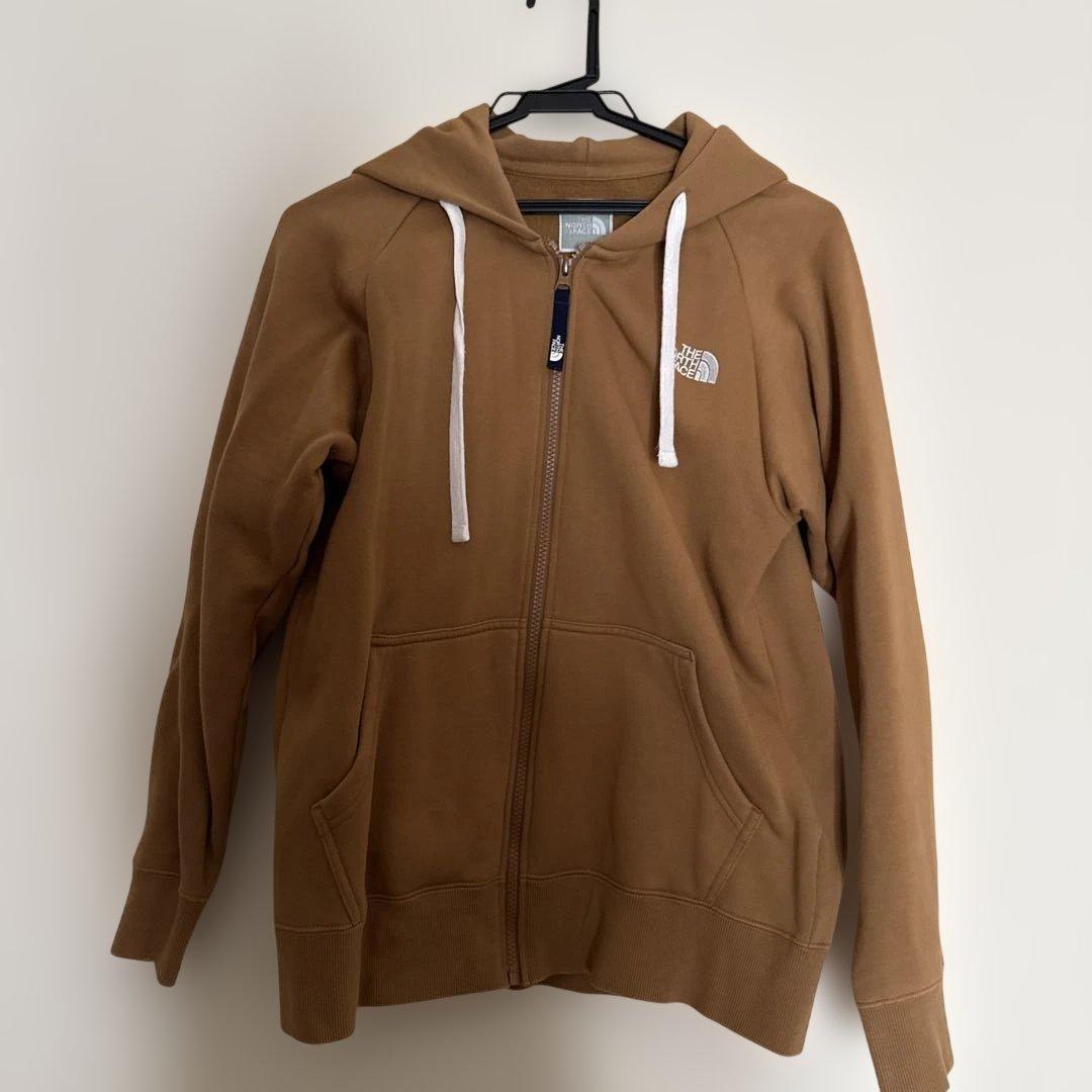 ノースフェイス　パーカー　ブラウン　キャメル　L