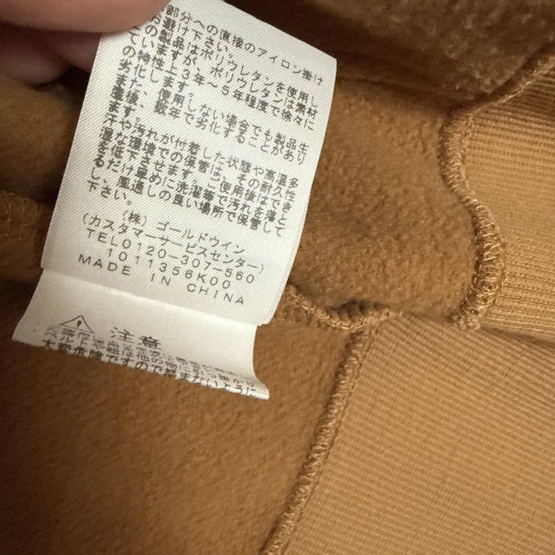 ノースフェイス　パーカー　ブラウン　キャメル　L