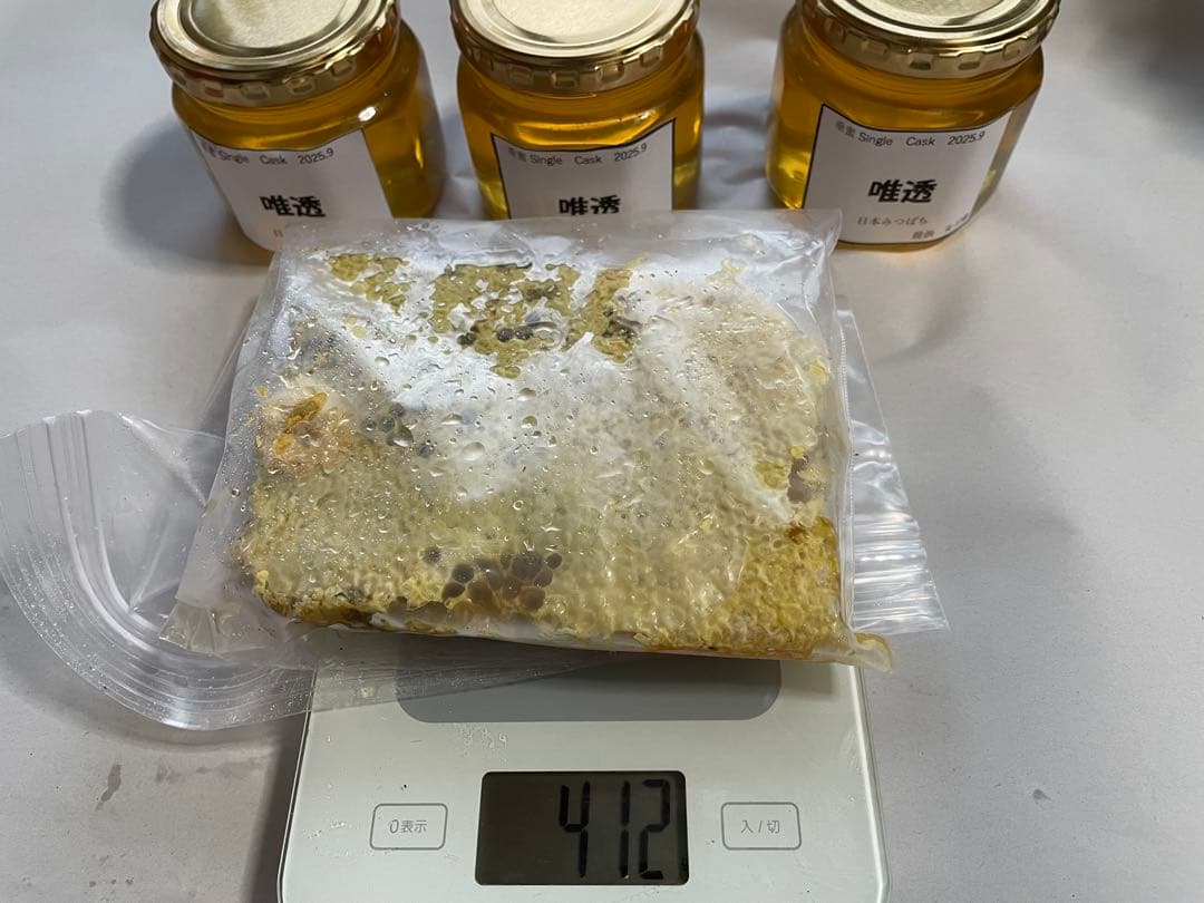 【女王蜂】専用　オリジナルはちみつ（日本ミツバチ）