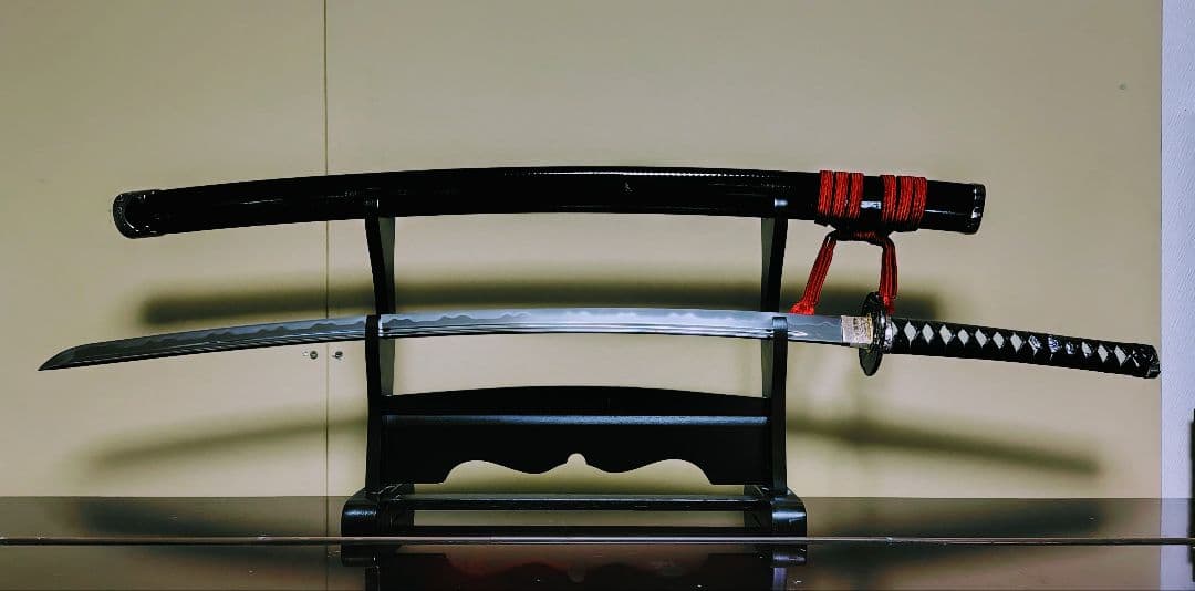 模造刀　山姥切国広　刀掛台 セット むしゃ処 観賞用美術刀剣証明書付