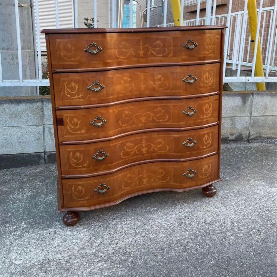 イタリア製　象嵌　チェスト　サイドボード　アンティーク