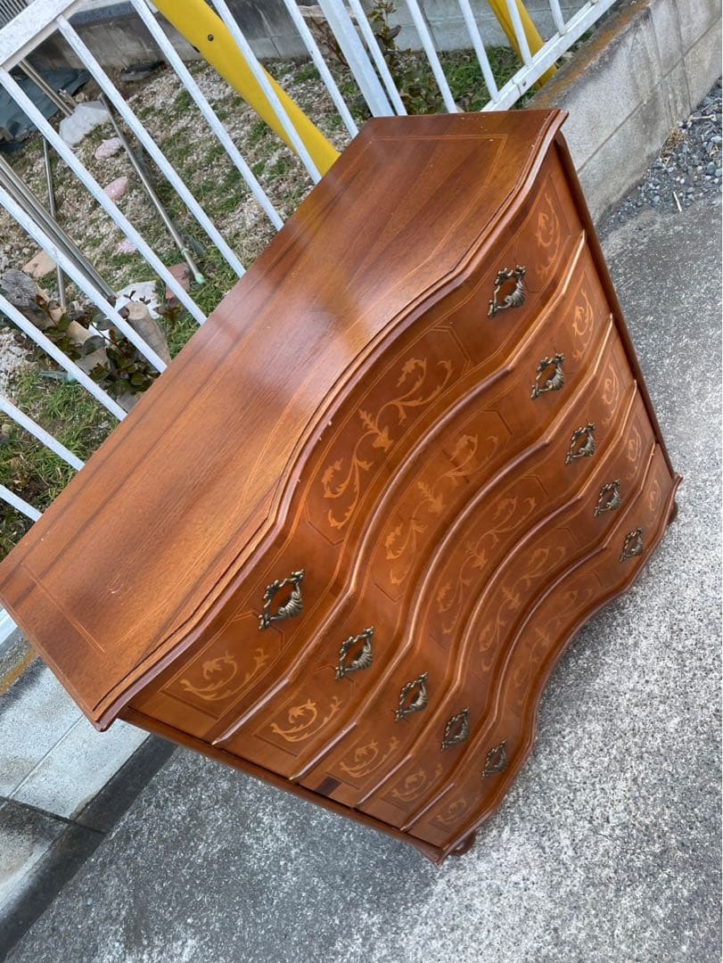 イタリア製　象嵌　チェスト　サイドボード　アンティーク