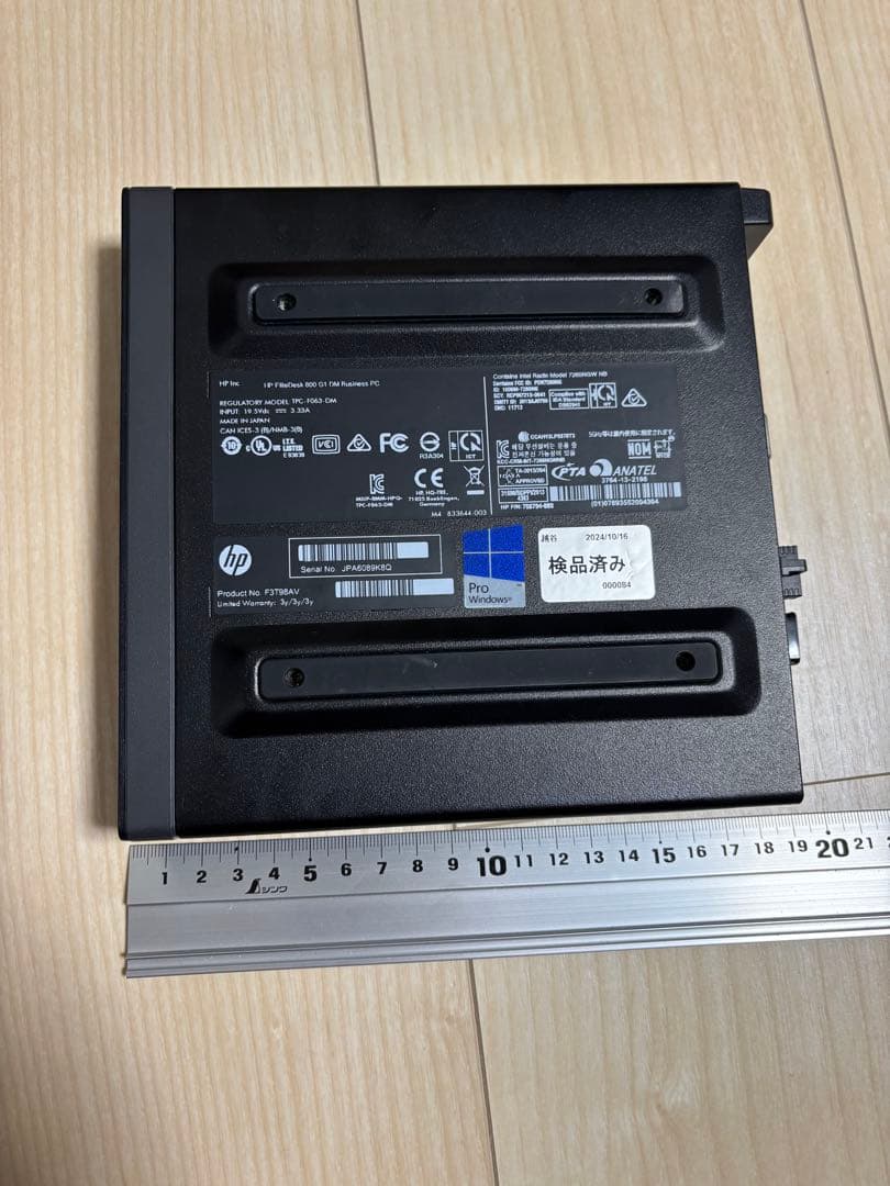 超小型　手の平サイズPC i5 16GB SSD 500GB Win11