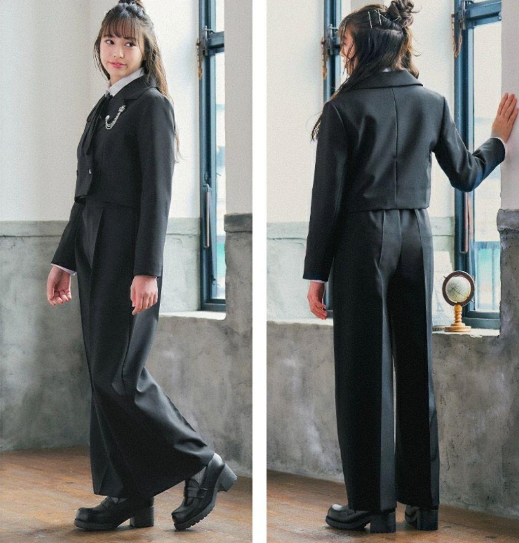 フォーマル パンツスーツ 150 ブラック