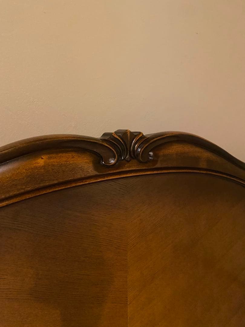 -antique-セミダブルベッドフレーム 木製 ヴィンテージ フレンチ レトロ