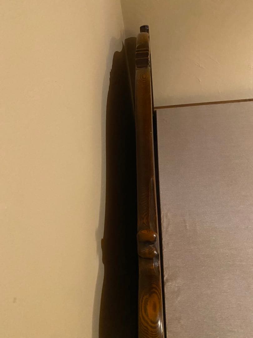 -antique-セミダブルベッドフレーム 木製 ヴィンテージ フレンチ レトロ