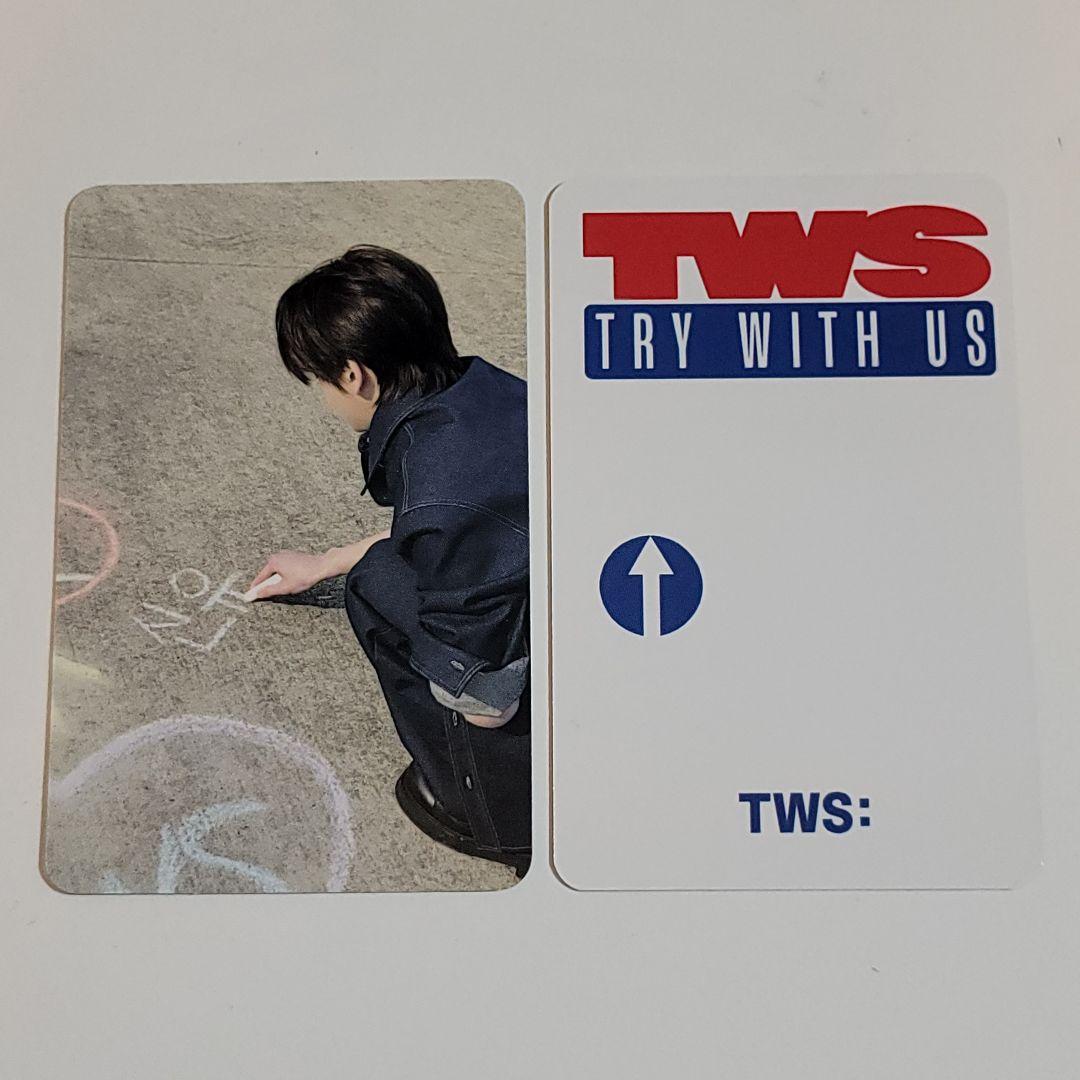 TWS シニュ TRY WITH US サノク トレカ2枚セット 公式
