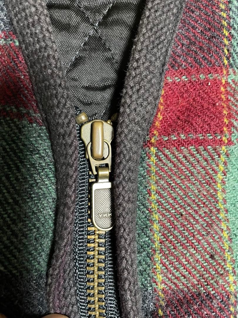 90s STUSSY BURLY GEAR チェックベスト USA製