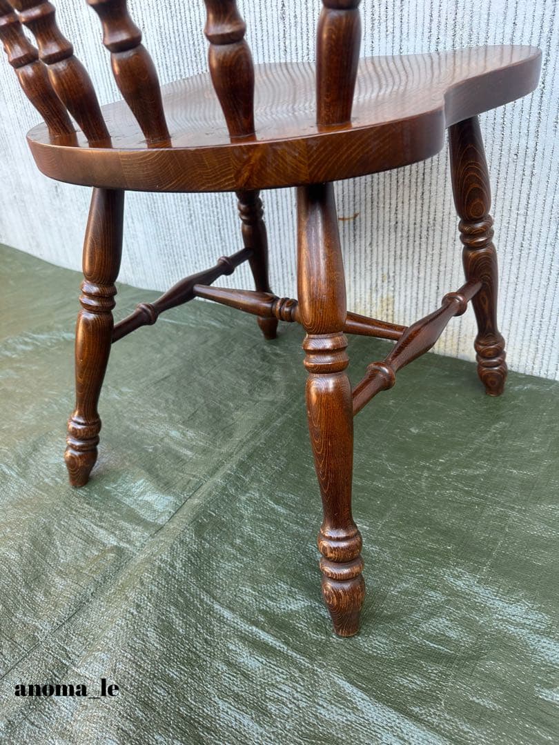 【ダイニングチェア】2　飛騨の家具　かしわ　柏木工　ウィンザーチェア