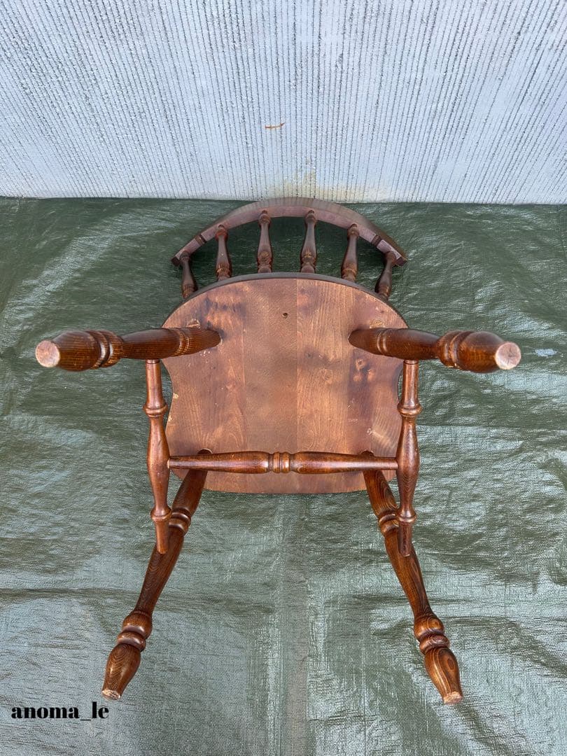 【ダイニングチェア】2　飛騨の家具　かしわ　柏木工　ウィンザーチェア