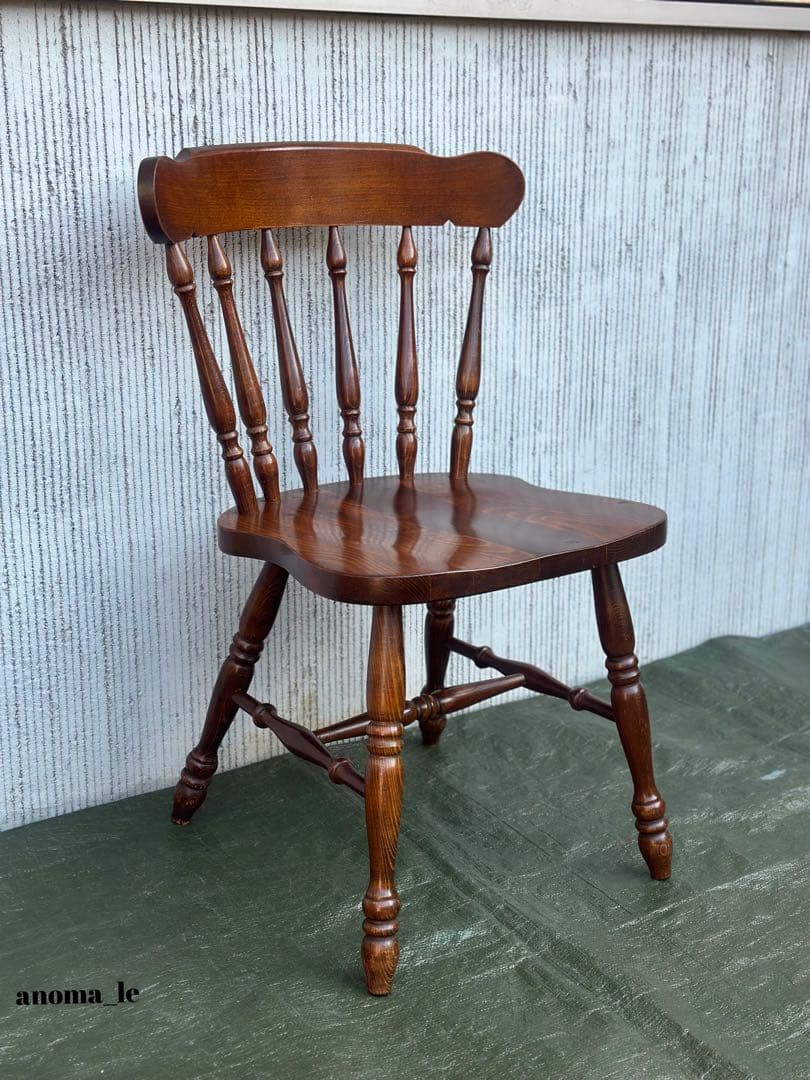 【ダイニングチェア】2　飛騨の家具　かしわ　柏木工　ウィンザーチェア