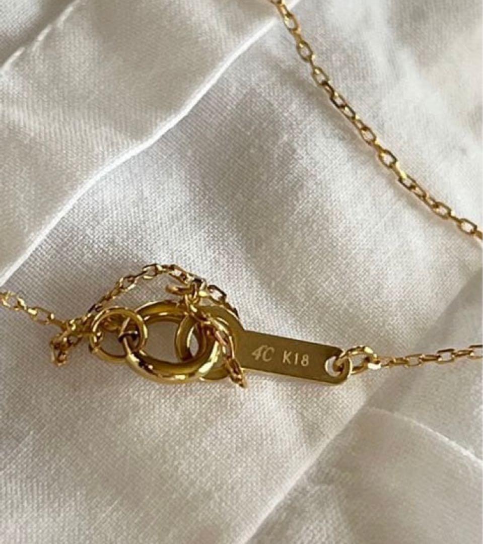 4℃☆オパール☆ダイヤモンド☆ネックレス☆Ｋ18