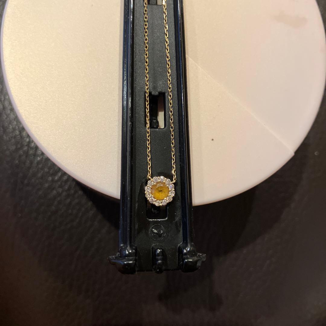 4℃☆オパール☆ダイヤモンド☆ネックレス☆Ｋ18