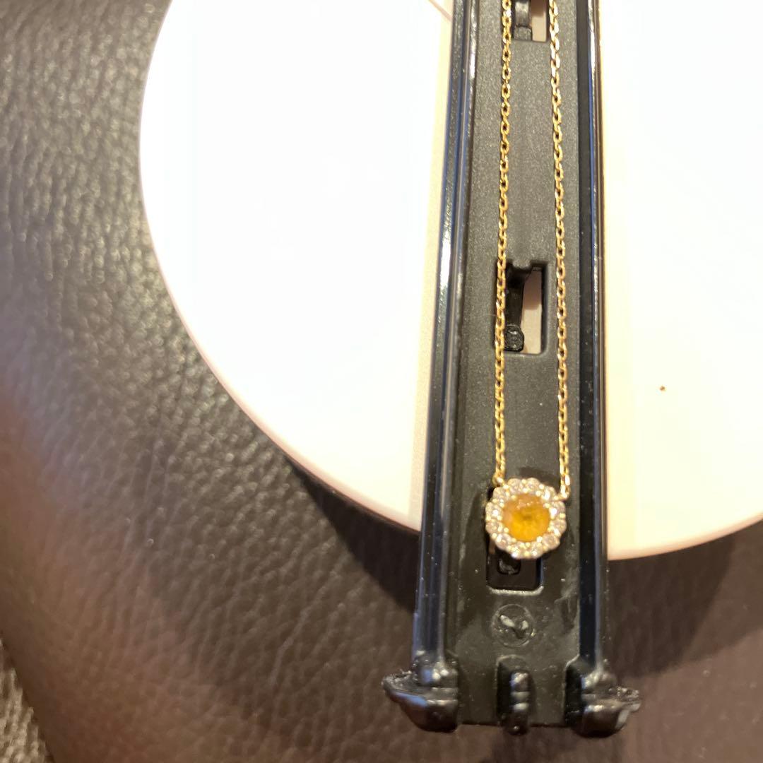 4℃☆オパール☆ダイヤモンド☆ネックレス☆Ｋ18