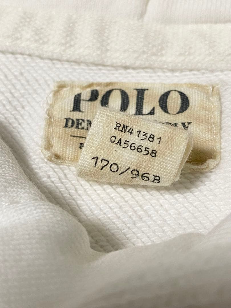 POLO Ralph Laurenホワイト パッチワーク　パーカー