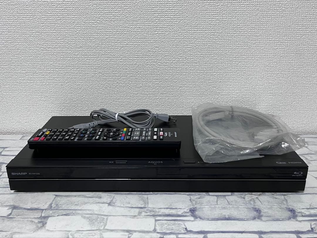 4K 1TB 2番組録画　シャープ　ブルーレイレコーダー　BD-NW1200
