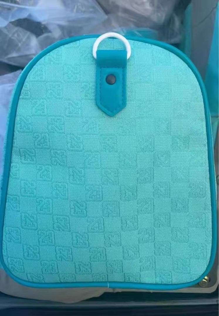 ジョーダン モノグラムボストンバッグ ターコイズ 未使用