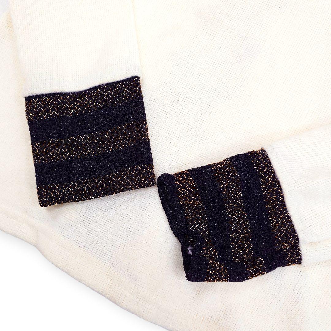 【新品】d.i.a. スカル ドクロ刺繍 編み上げ ニットパーカー ギャル 白