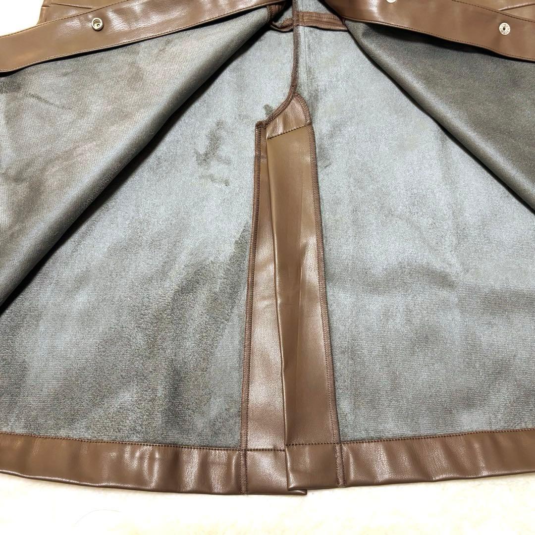 美品 ✨ポールスミス PS PaulSmith レザー シャツワンピース ロング