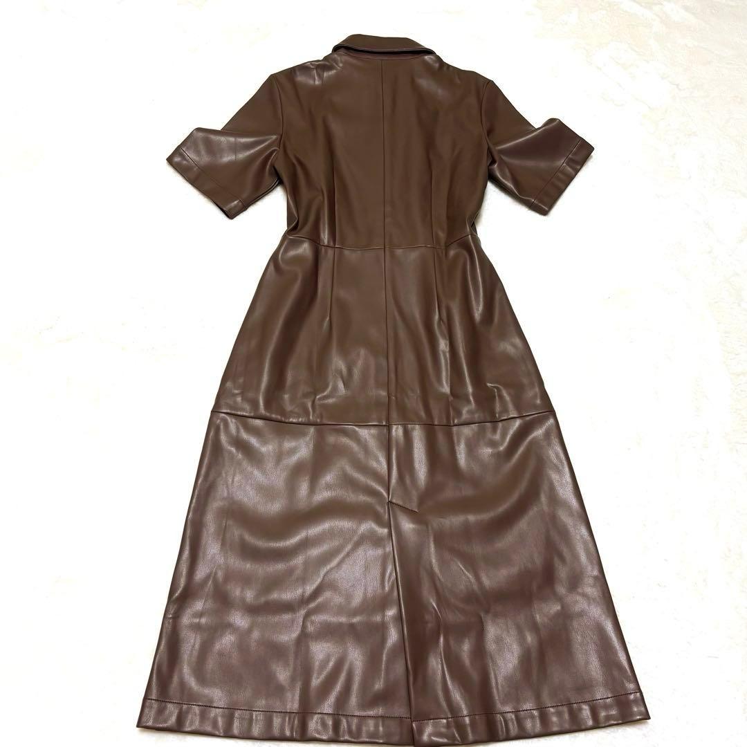 美品 ✨ポールスミス PS PaulSmith レザー シャツワンピース ロング