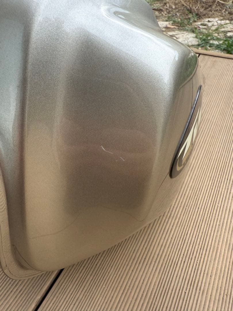 ヤマハ TW タンク シルバー