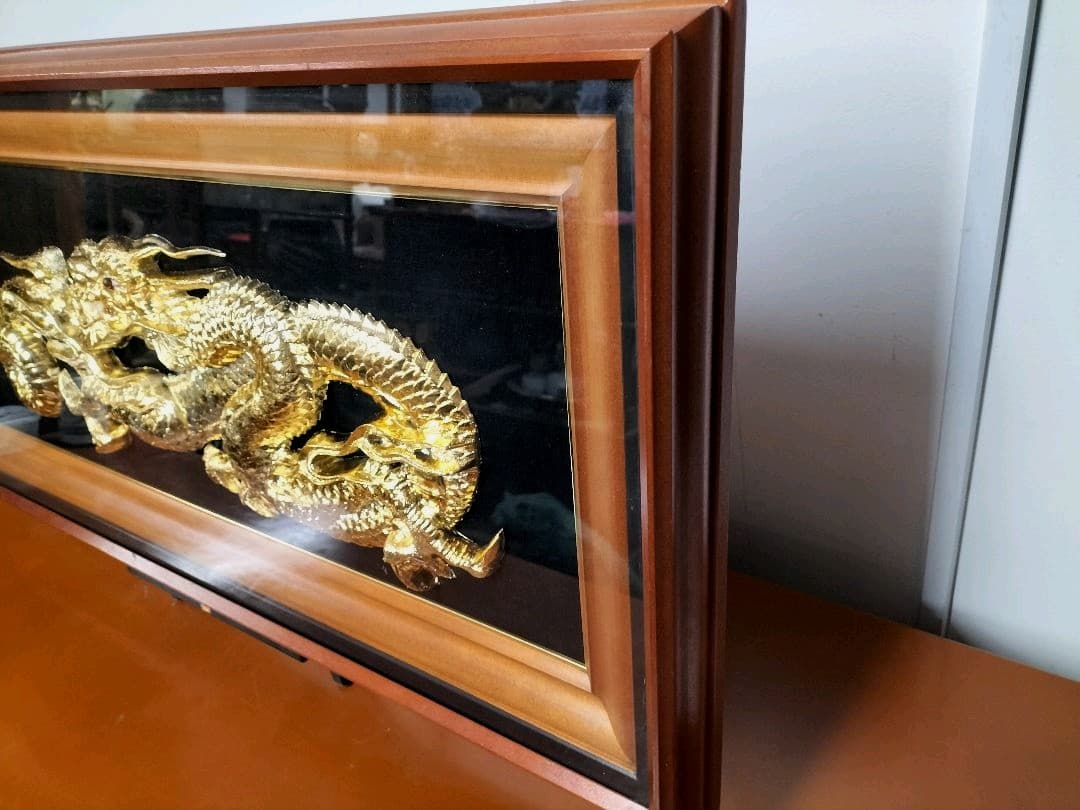 昇り龍　額飾り　開運アップ