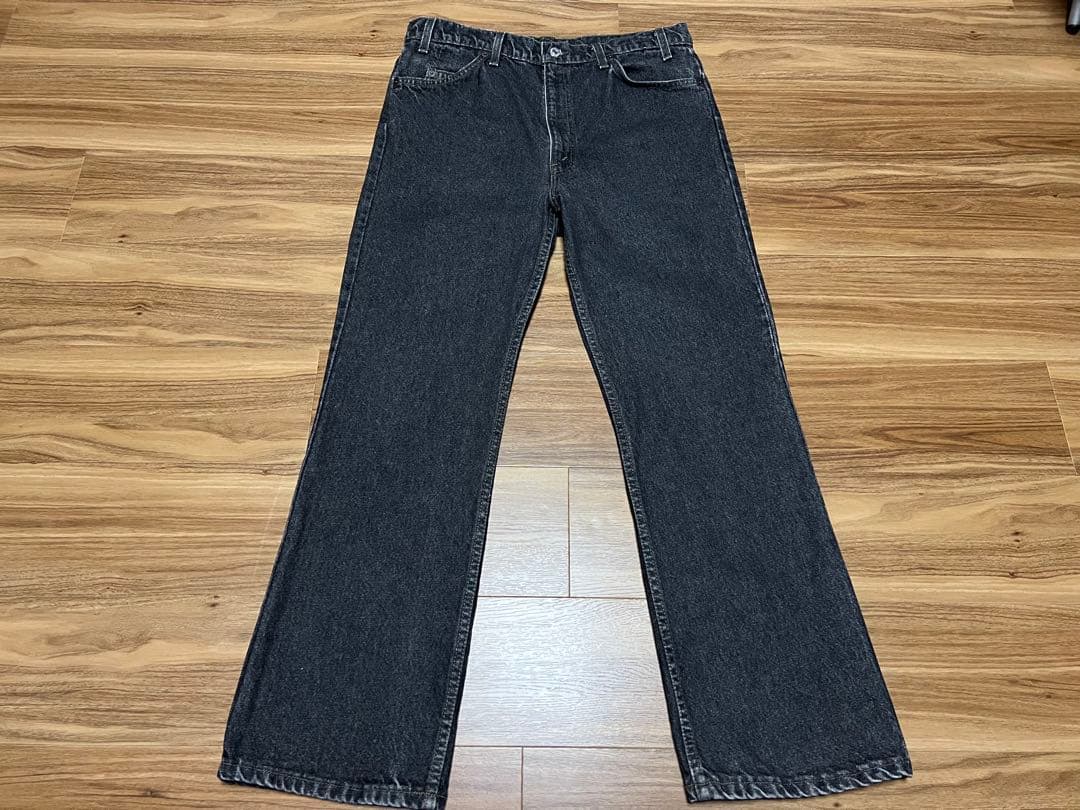 Levis 517 ブラック ジーンズ 先染め W36 L30 93年11月製