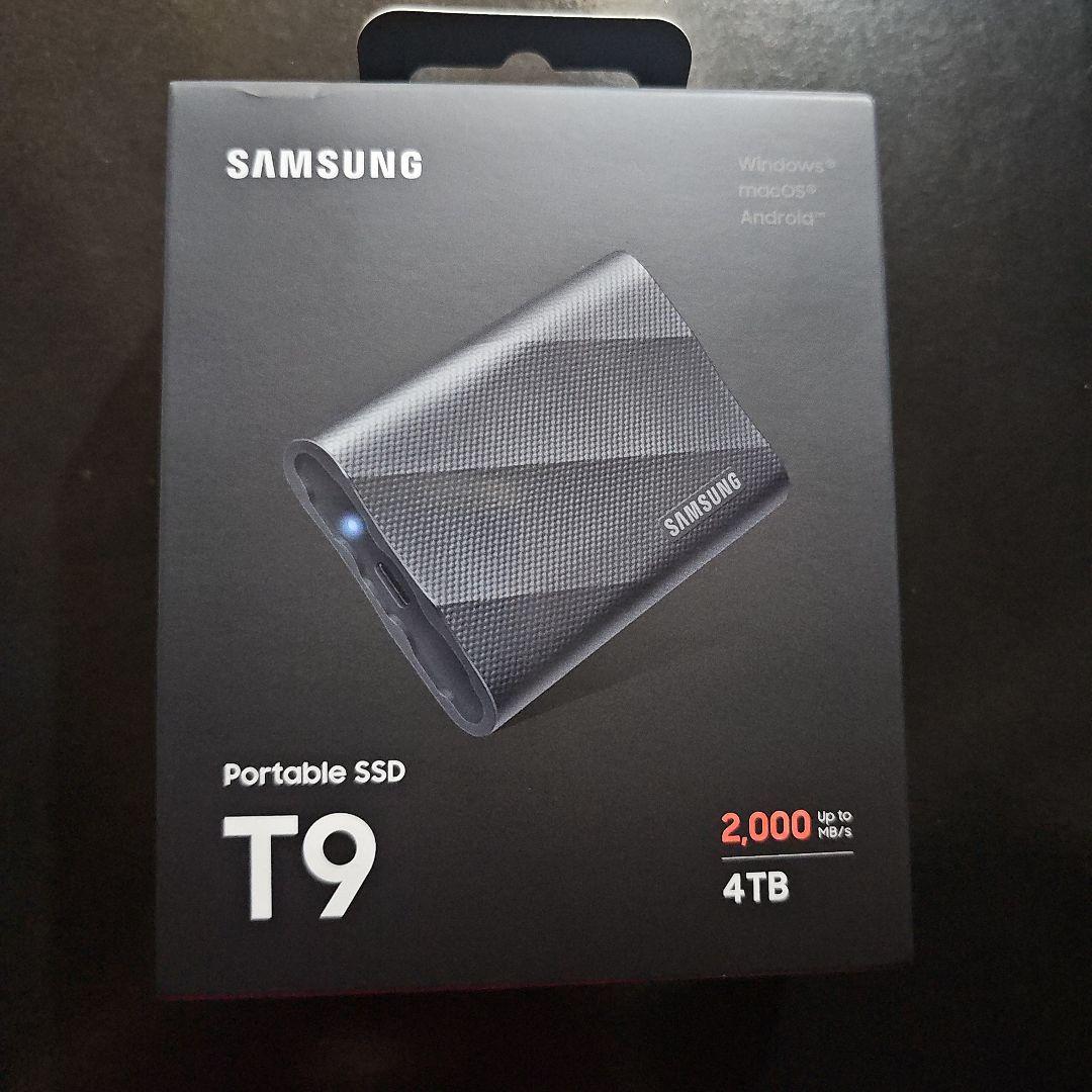 外付けハードディスク・ドライブ Samsung Portable SSD T9 4TB