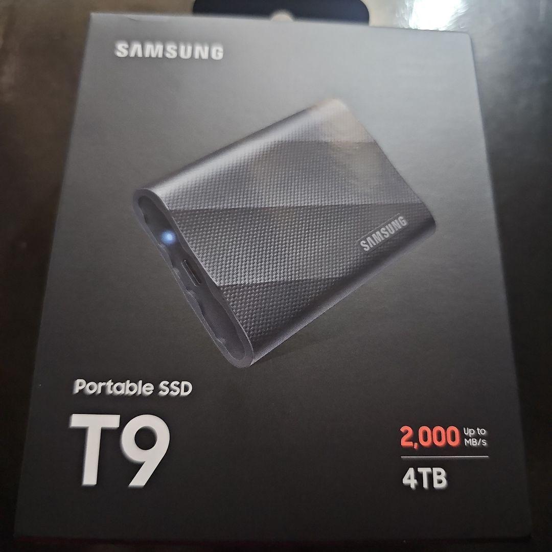 外付けハードディスク・ドライブ Samsung Portable SSD T9 4TB