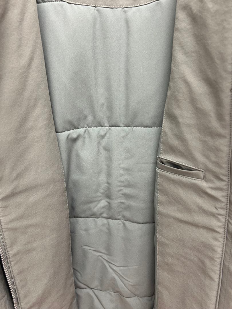 新品　Champion ノーカラージャケット　チャコール　グレー　大きいサイズ