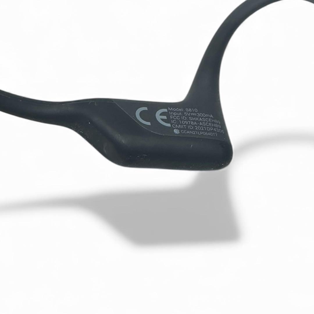 SHOKZ OpenRun Pro 骨伝導イヤホン 黒 Bluetooth