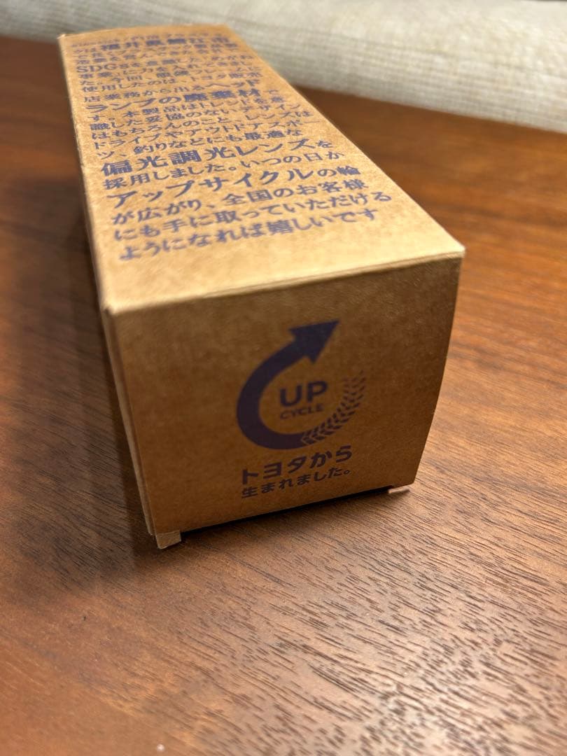 【鯖江製】トヨタ アップサイクル サングラス 偏光調光レンズ（新品未使用）