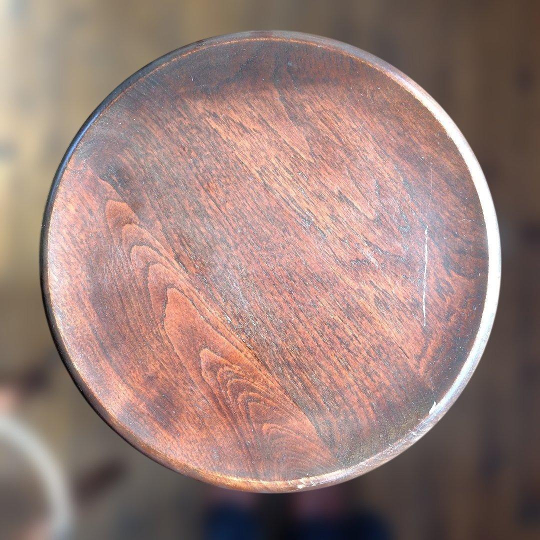 木製ハイチェア2脚セット カウンターチェア 丸椅子 スツール