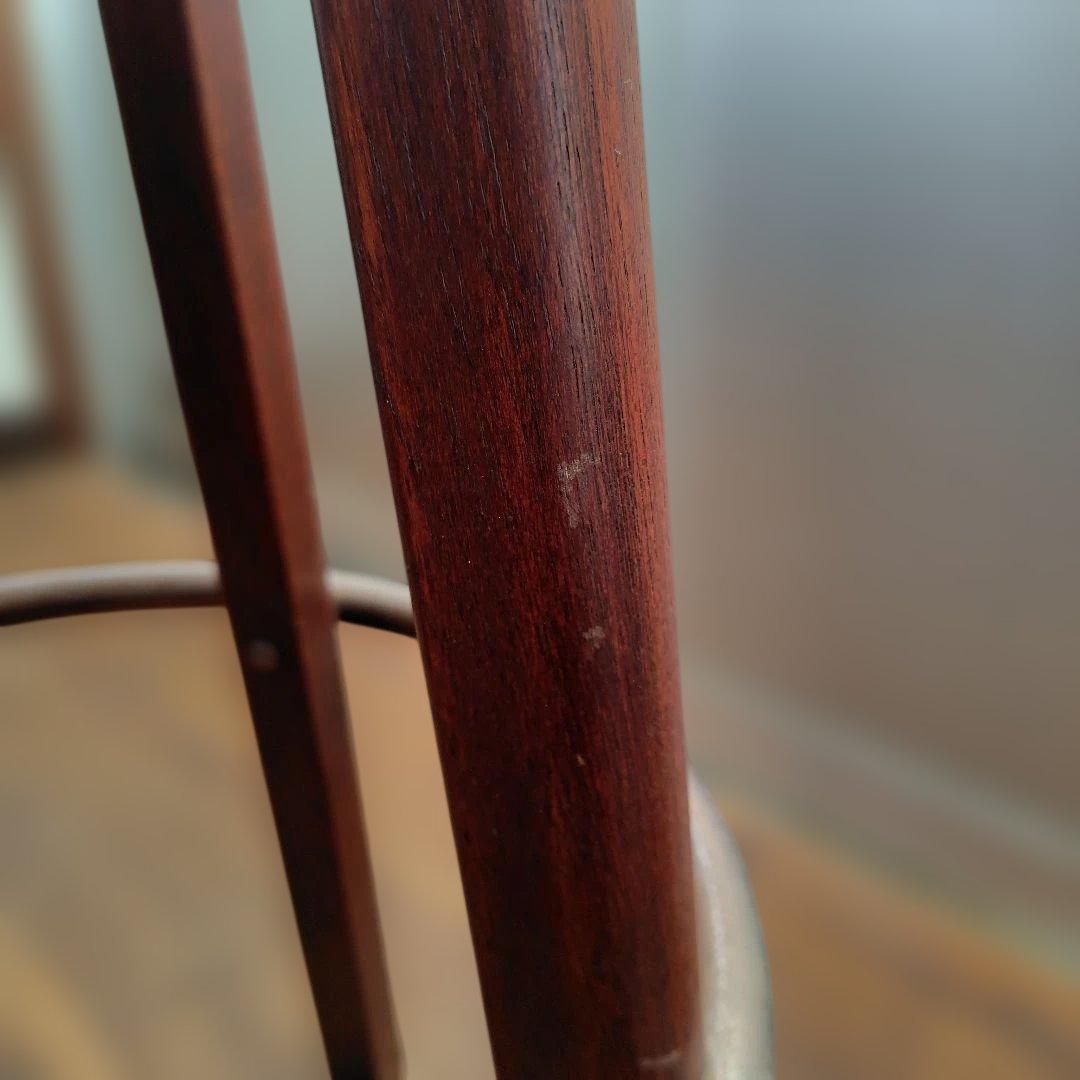 木製ハイチェア2脚セット カウンターチェア 丸椅子 スツール