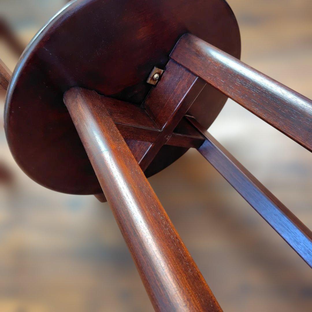 木製ハイチェア2脚セット カウンターチェア 丸椅子 スツール