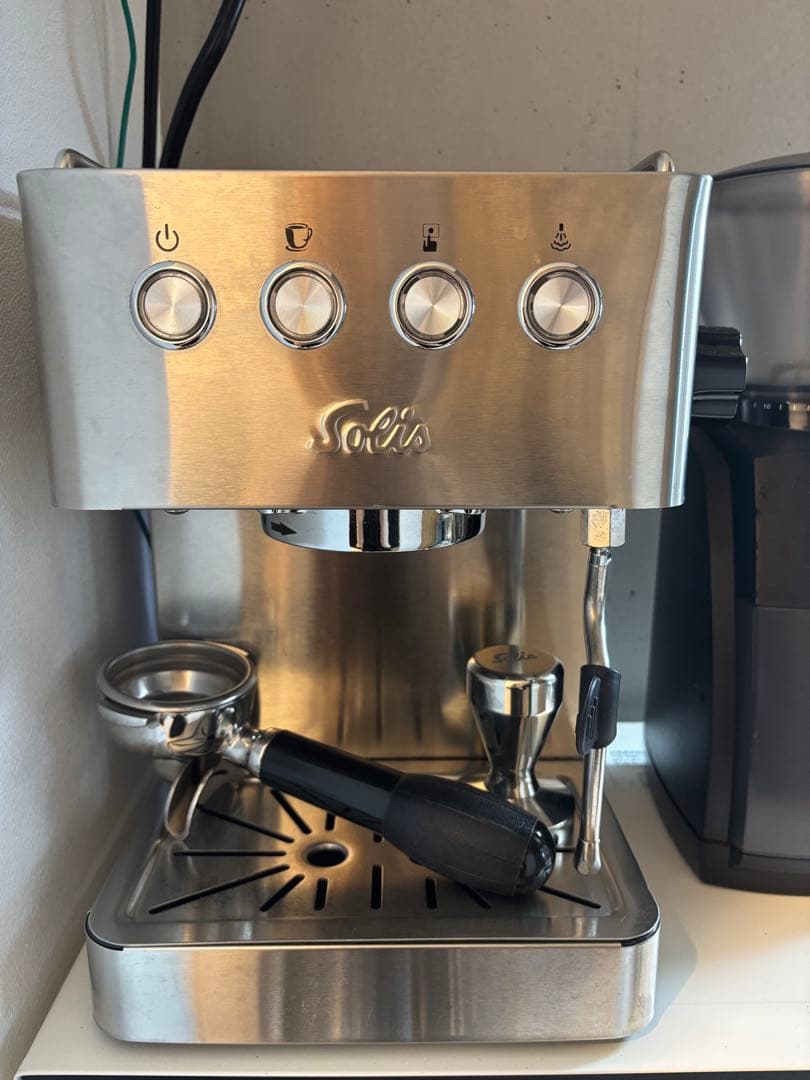 Solis ソリス バリスタ グラングストー エスプレッソマシン ステンレス
