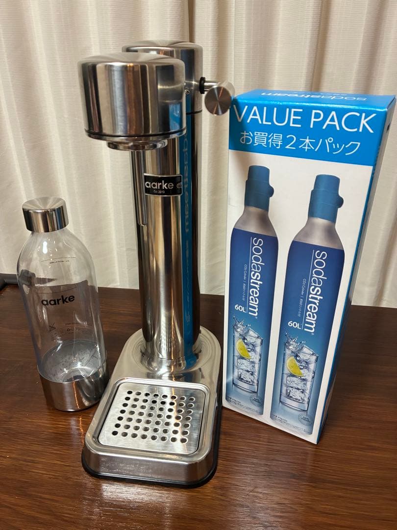 aarke カーボネーター3 炭酸水メーカー 本体 + ボトル