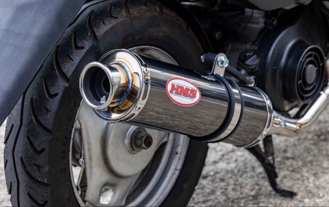 新製品 アドレスV50(JBH-CA44A) HMS製 B2Xマフラー ブラック