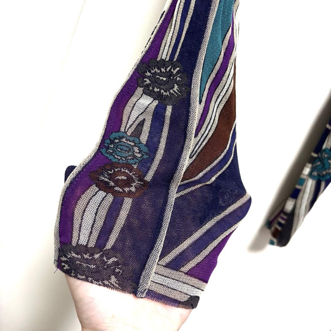 JeanPaul GAULTIER SOLEIL レギンス　パンツ　パワーネット