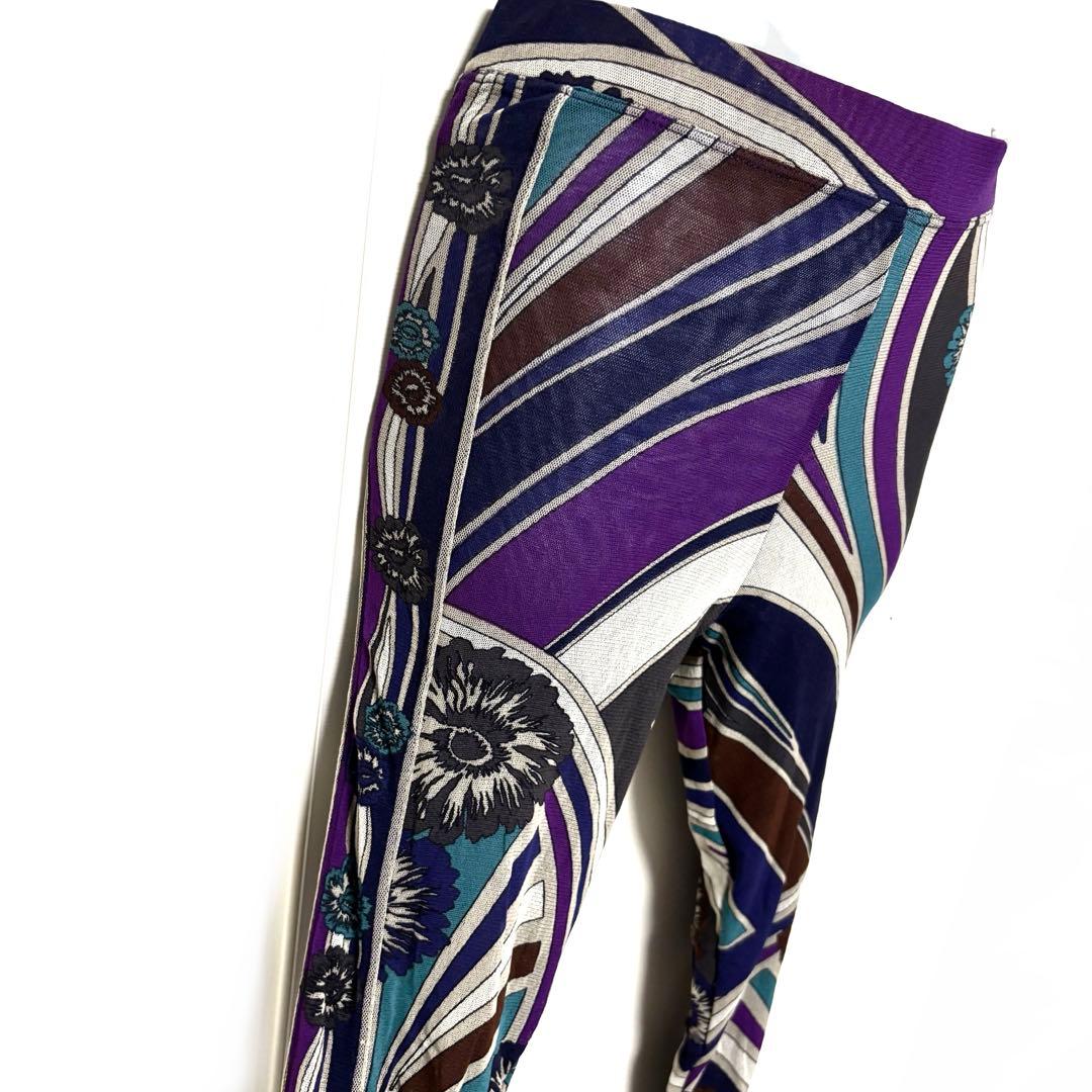 JeanPaul GAULTIER SOLEIL レギンス　パンツ　パワーネット